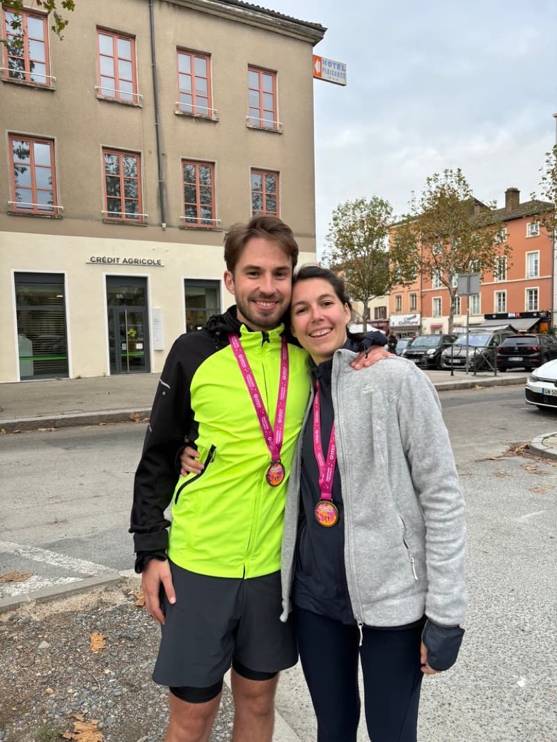 Course medaille