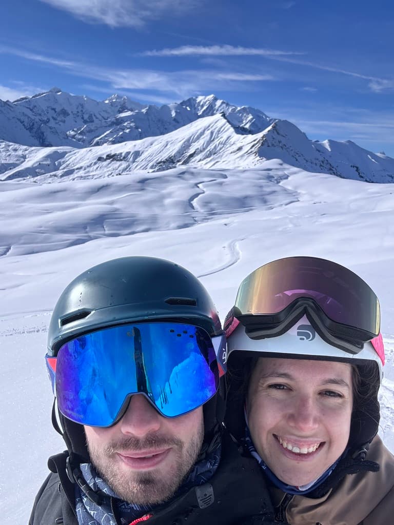 Ski selfie
